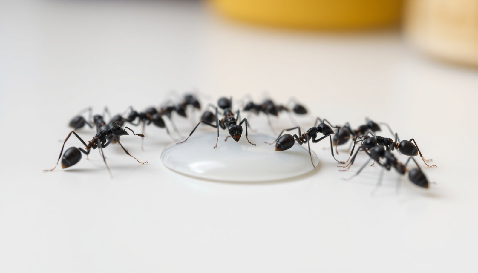 get rid of ants in the kitchen permanently close-up view