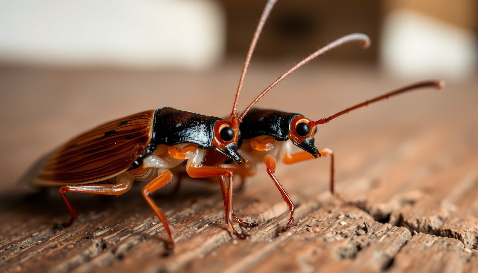 cockroach species identification close-up view
