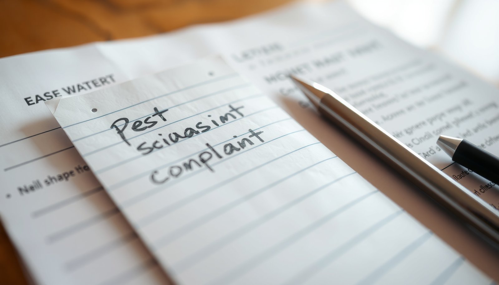 landlord ignores pest problem close-up view