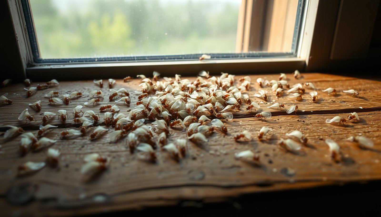 What Do Termite Swarmers Look Like After They Land?