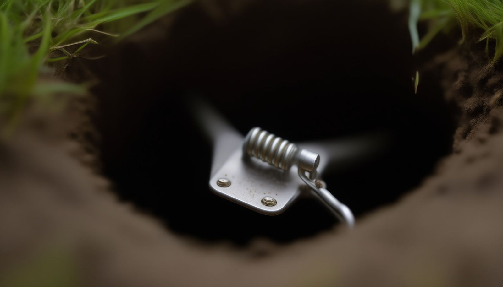 vole and gopher traps close-up view