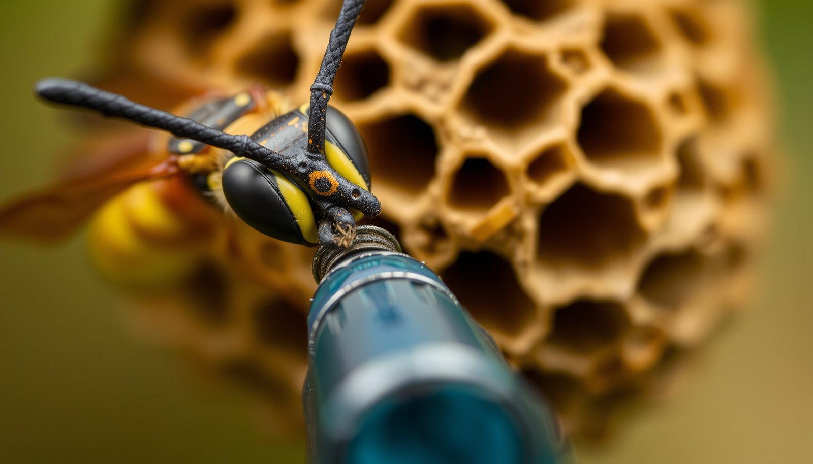 best wasp and hornet spray close-up view