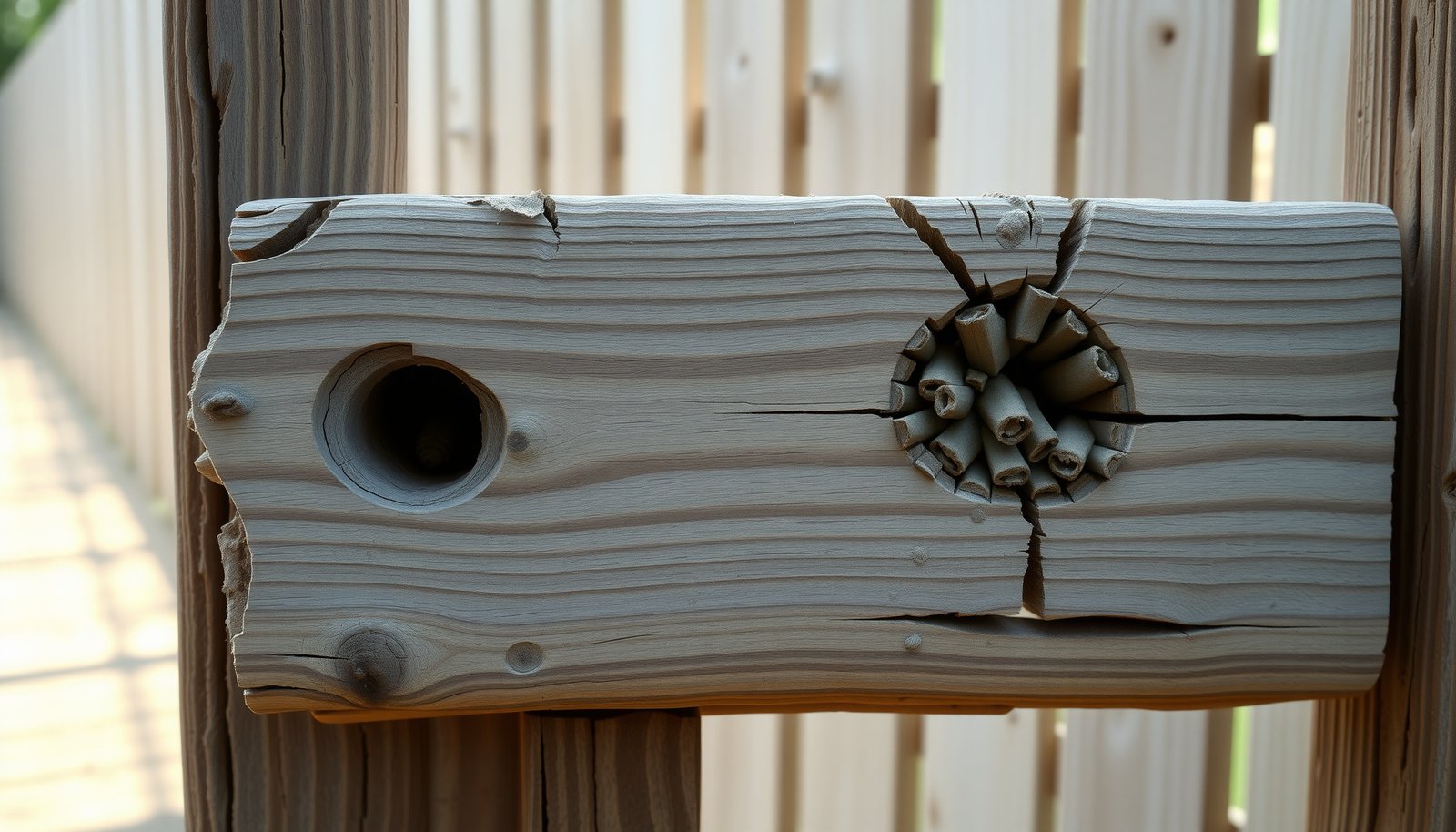 What Do Carpenter Bee Holes Look Like vs Termite Damage?