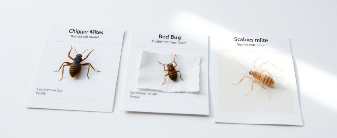 What Do Chigger Bites Look Like vs Scabies vs Bed Bug Bites?
