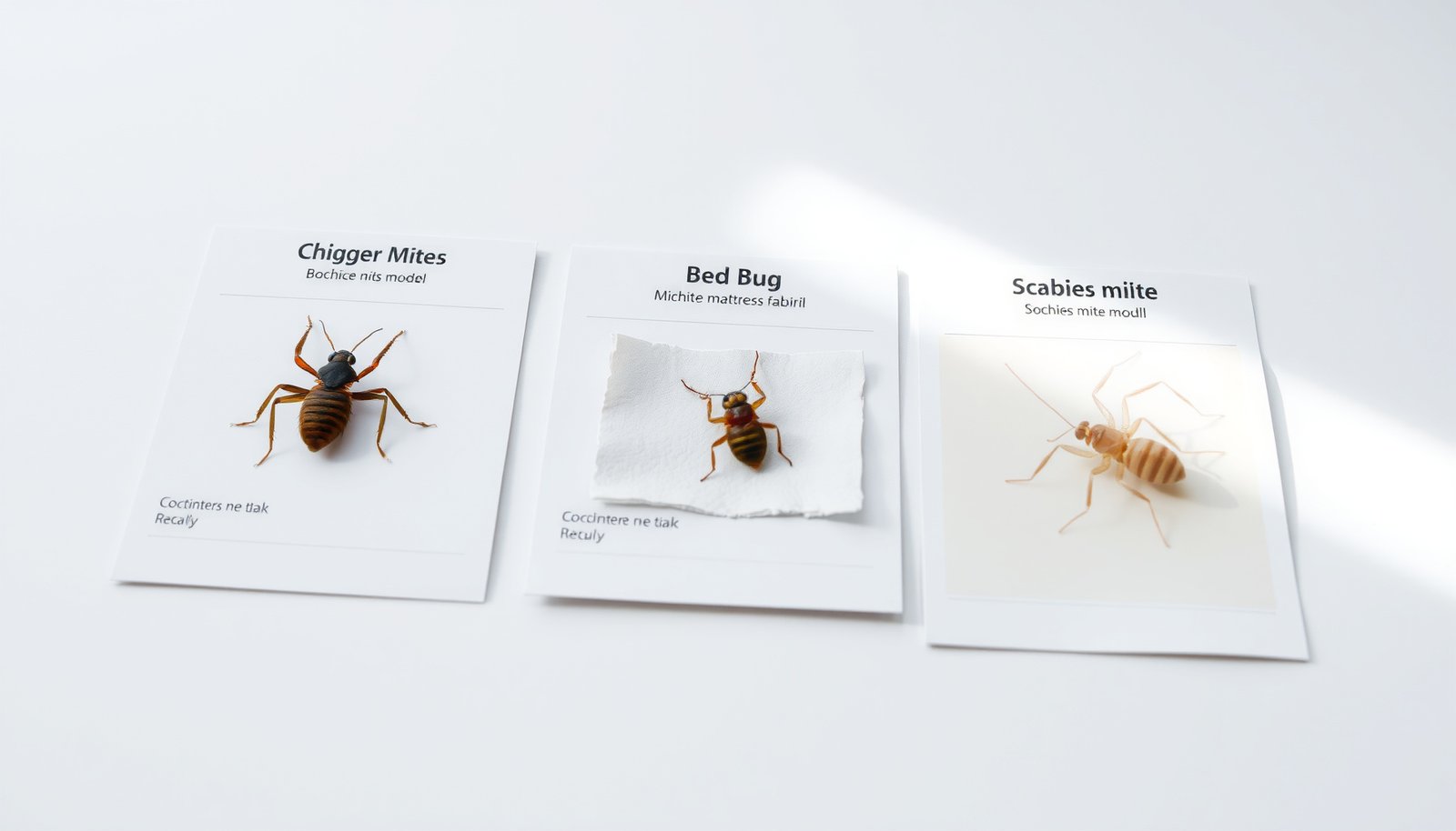 What Do Chigger Bites Look Like vs Scabies vs Bed Bug Bites?