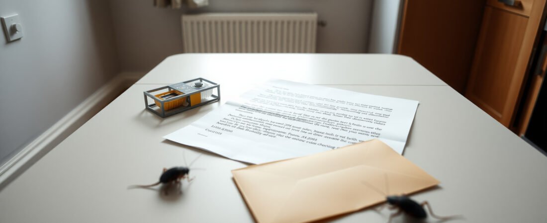 What to Include in a Demand Letter to a Landlord About Pests