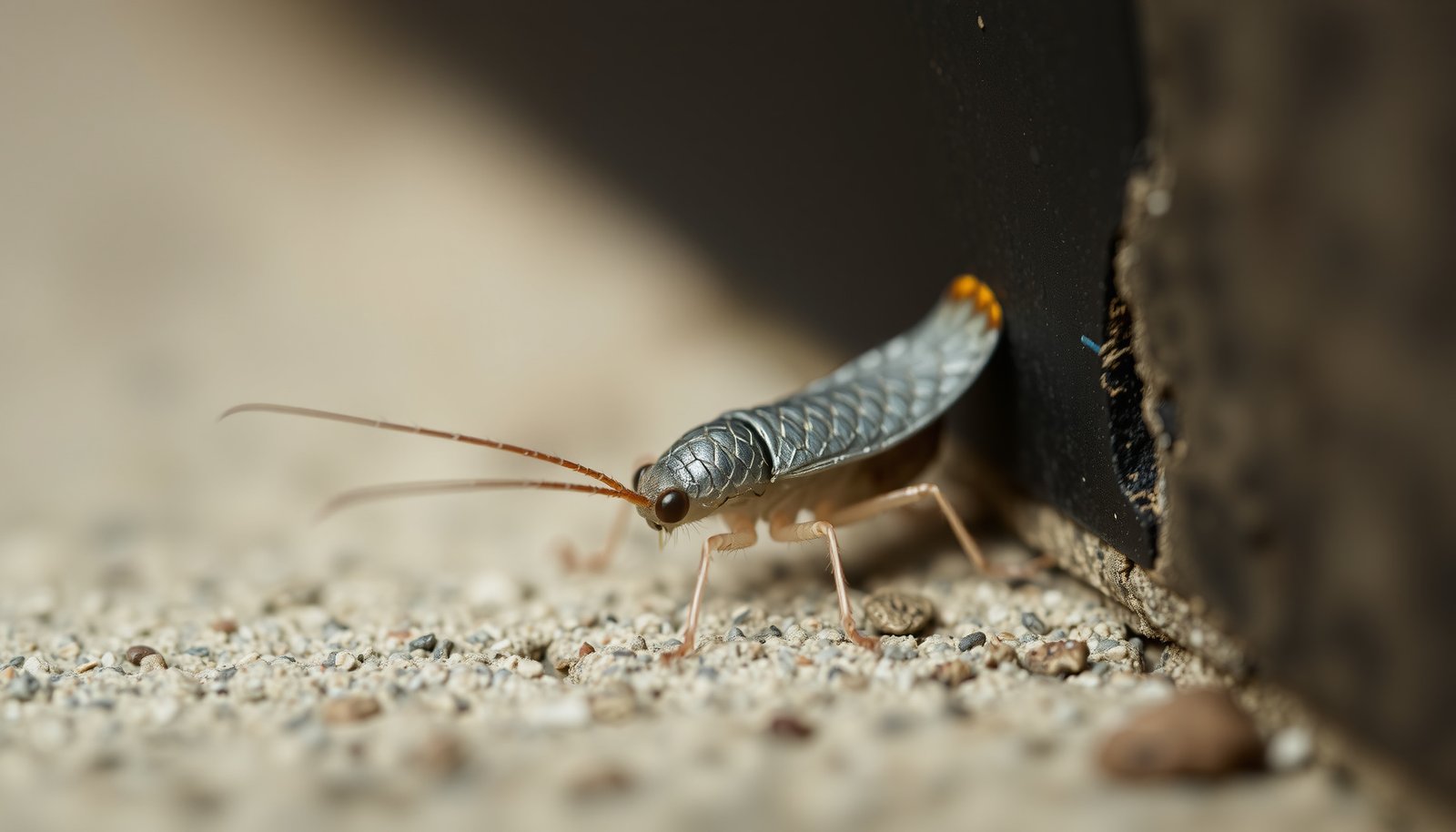 firebrats vs silverfish close-up view