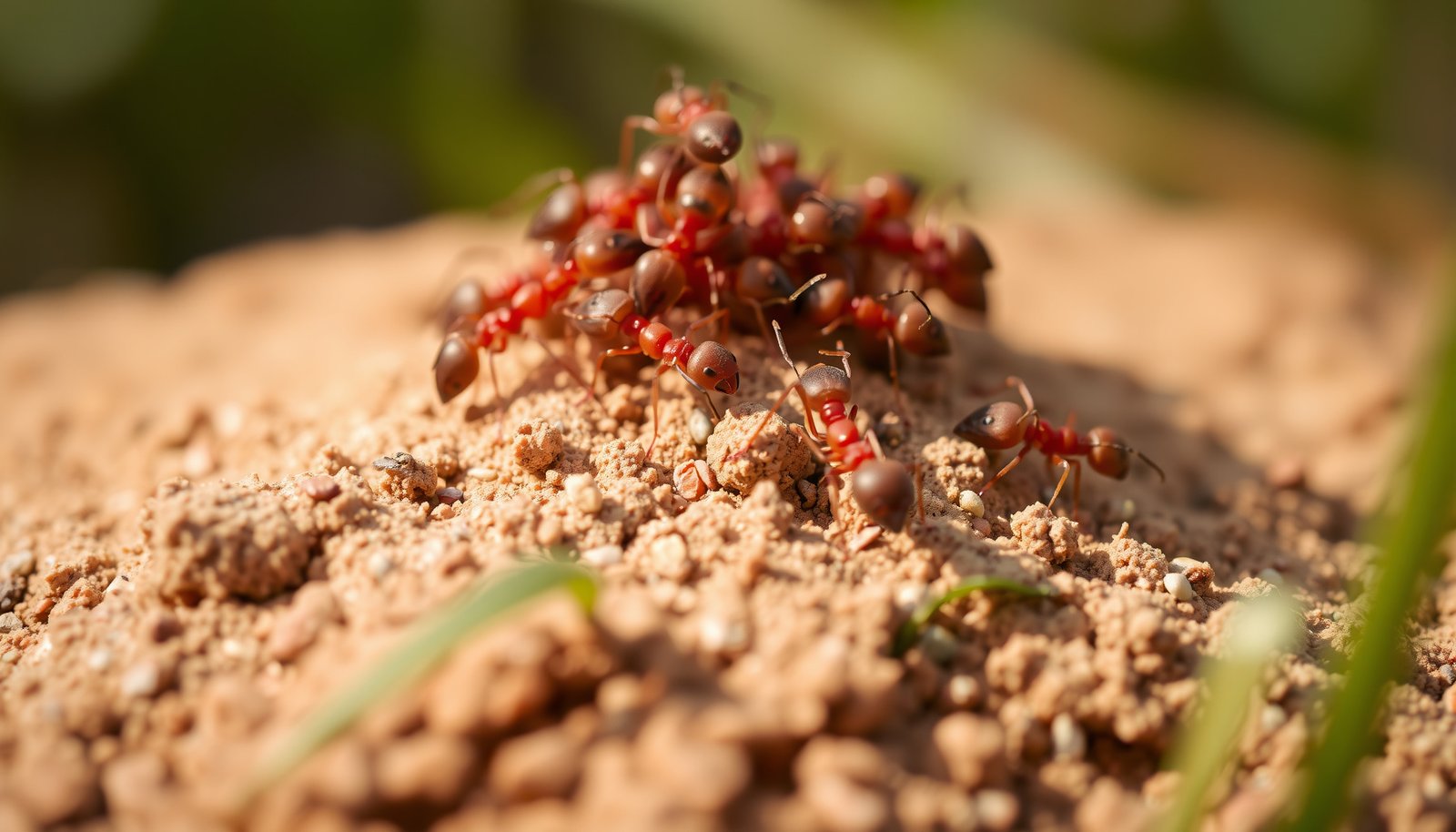 get rid of fire ants in the yard without chemicals close-up view