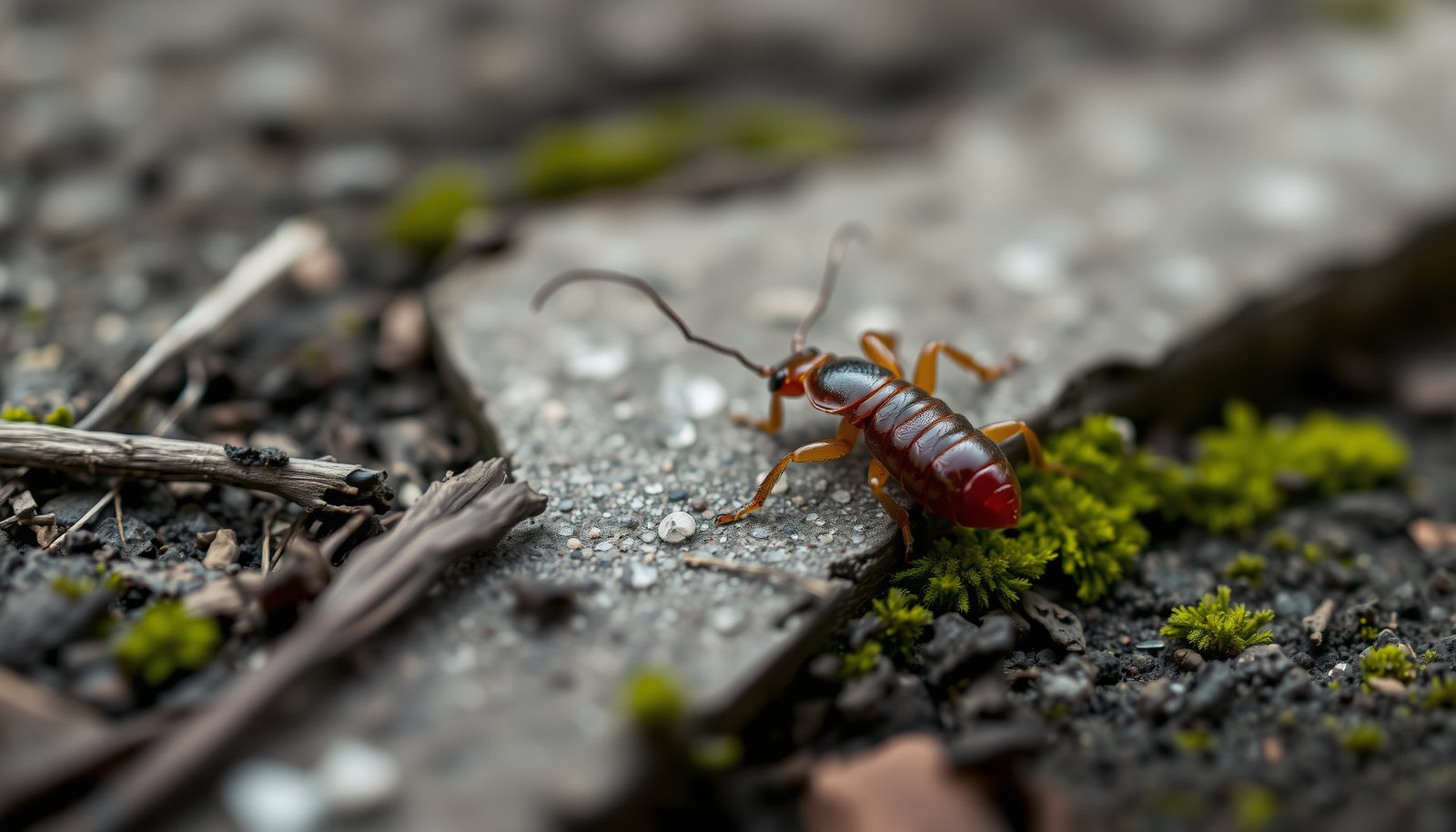 get rid of earwigs close-up view