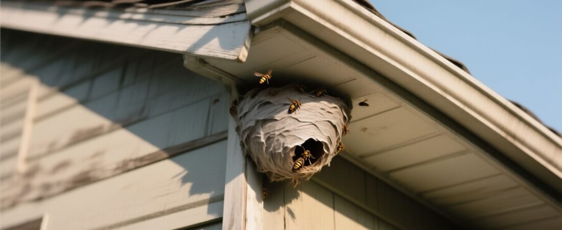 How to Get Rid of a Hornets Nest in the Eaves of Your House