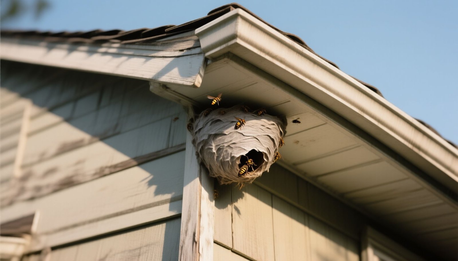 How to Get Rid of a Hornets Nest in the Eaves of Your House