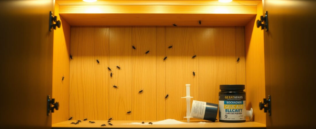 How to Get Rid of Roaches in Kitchen Cabinets Fast