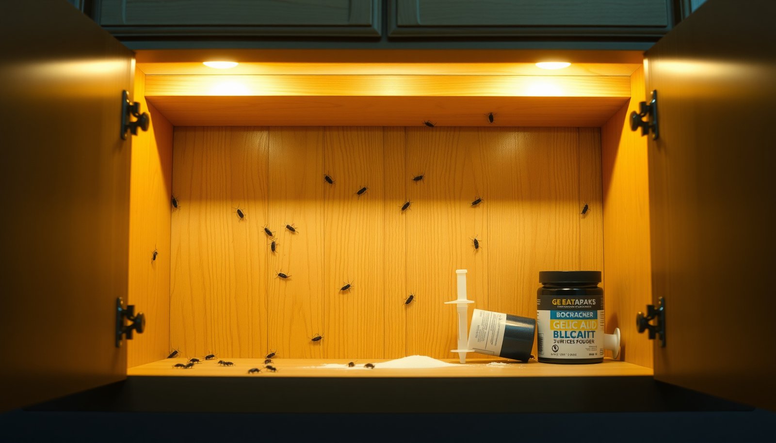 How to Get Rid of Roaches in Kitchen Cabinets Fast