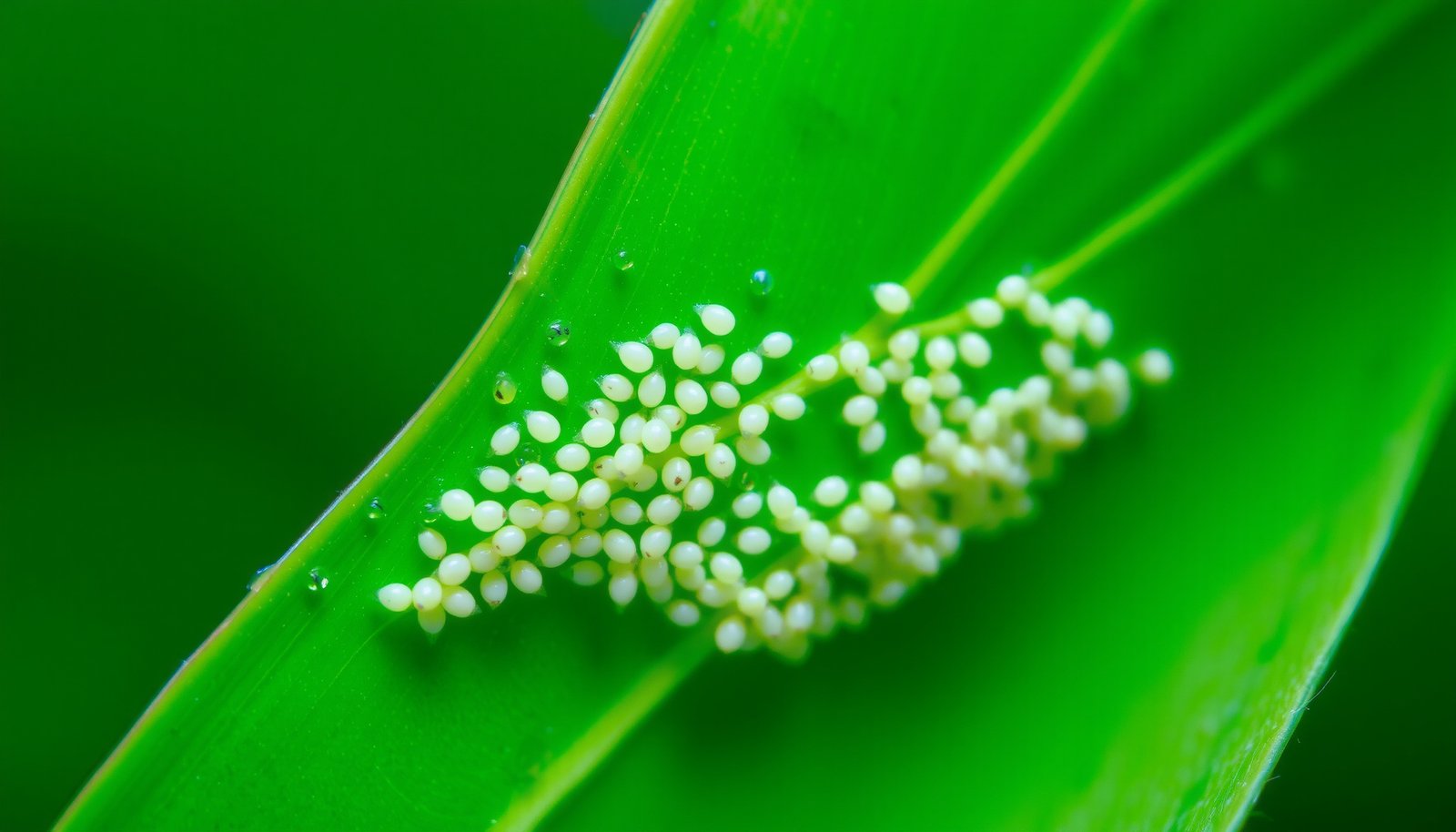 get rid of whiteflies on houseplants close-up view