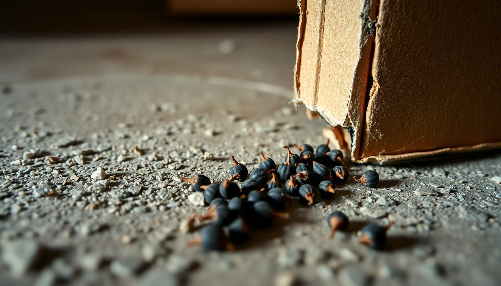 get rid of mice in garage close-up view