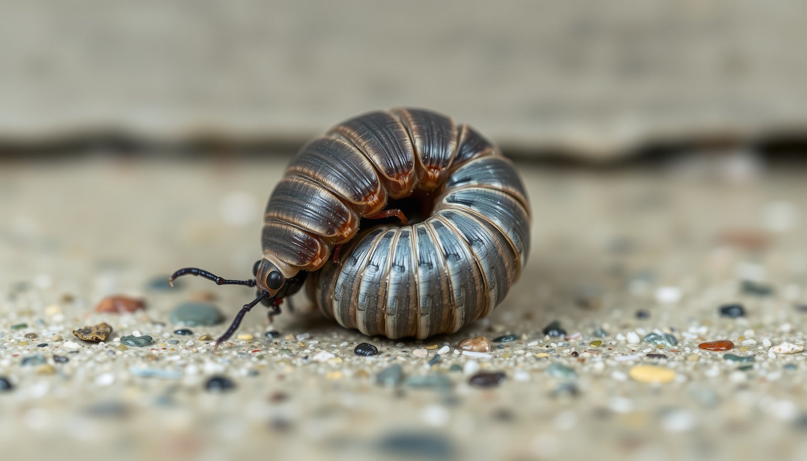 how to get rid of pill bugs in the house close-up view