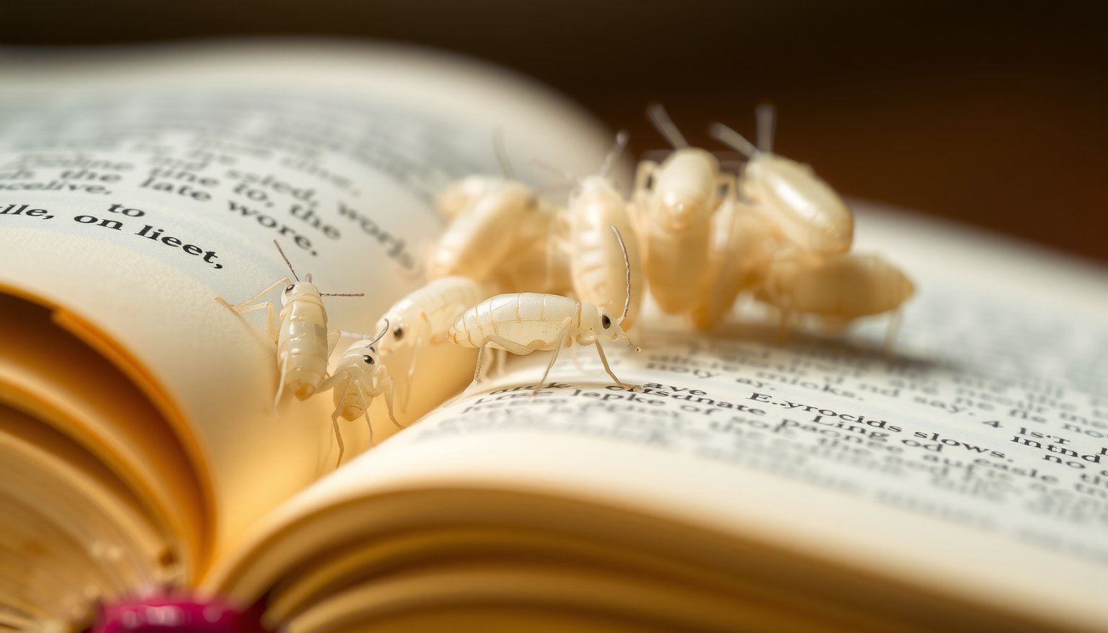 get rid of psocids booklice close-up view