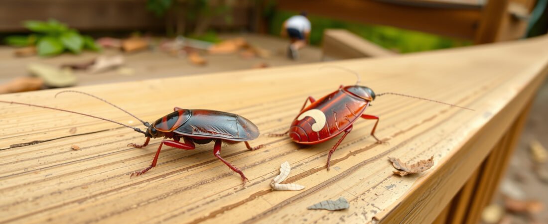 How to Identify Smokybrown vs American Cockroach Outside
