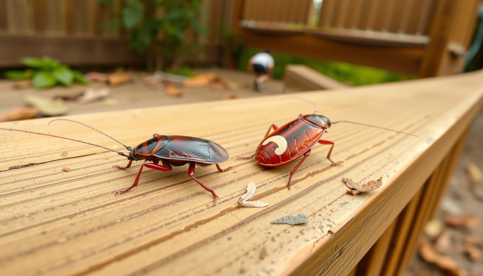 How to Identify Smokybrown vs American Cockroach Outside
