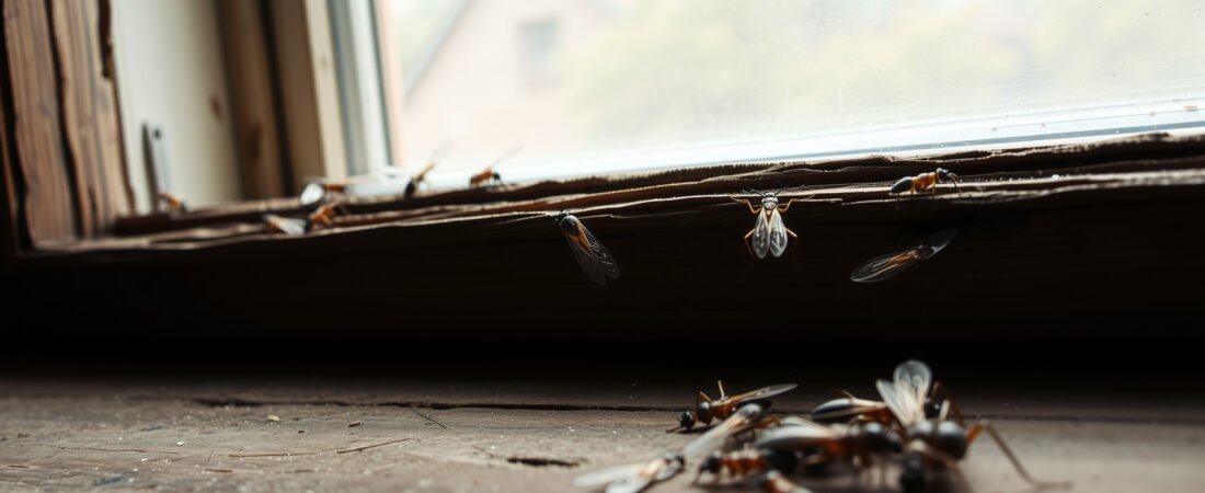 What Do Termite Alates Look Like Compared to Flying Ants Indoors?