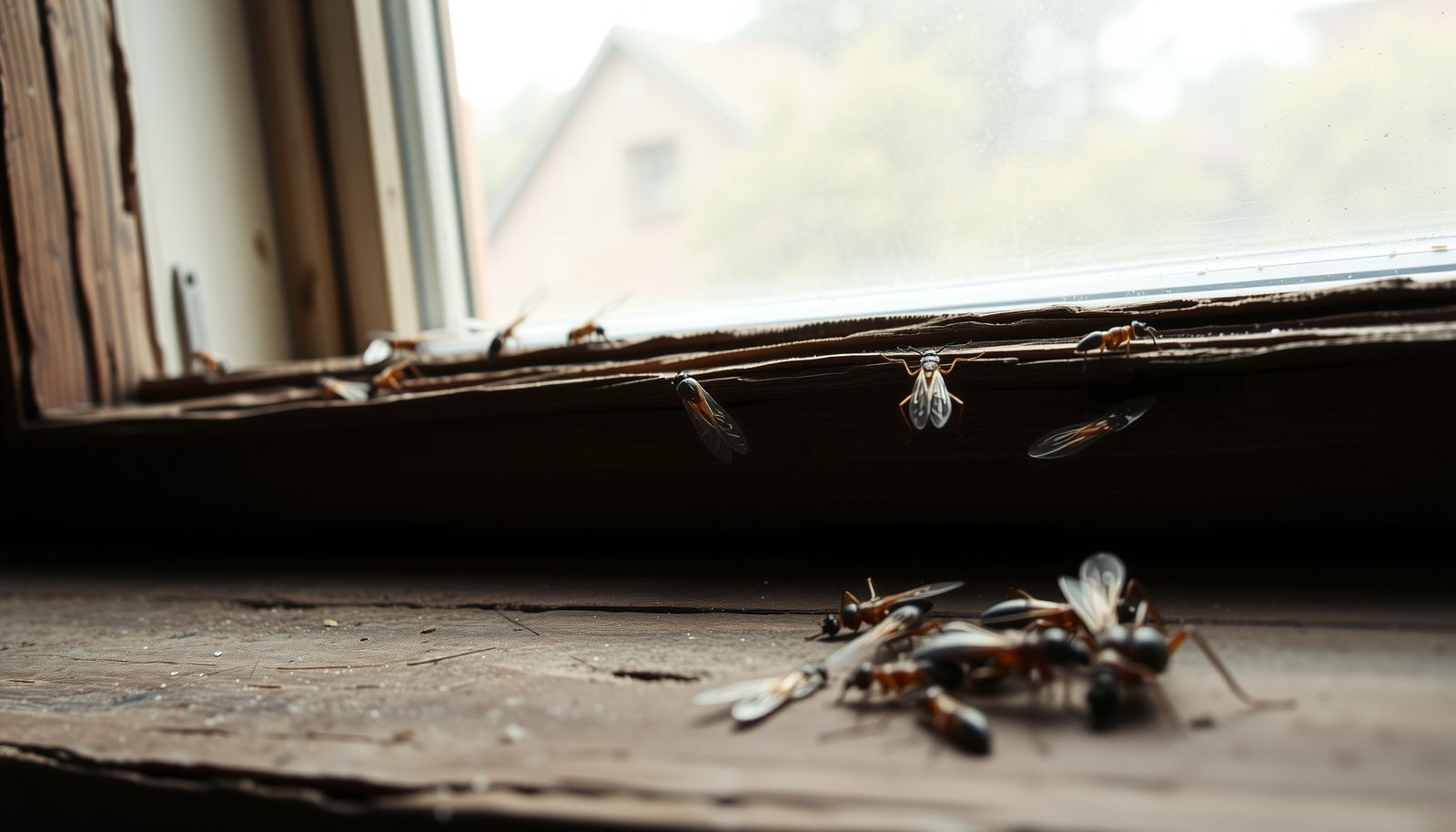 What Do Termite Alates Look Like Compared to Flying Ants Indoors?