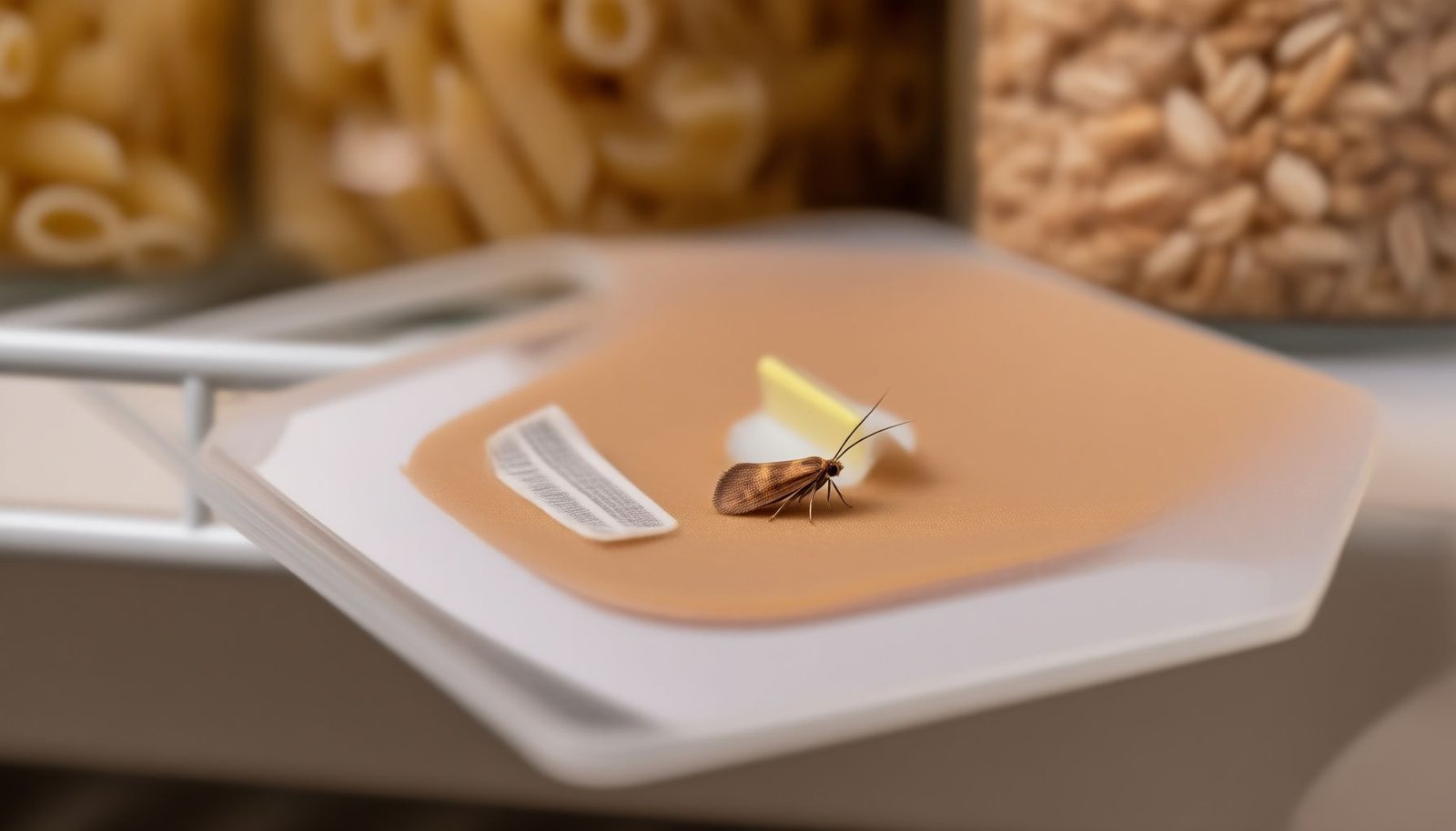 pantry moth pheromone traps close-up view