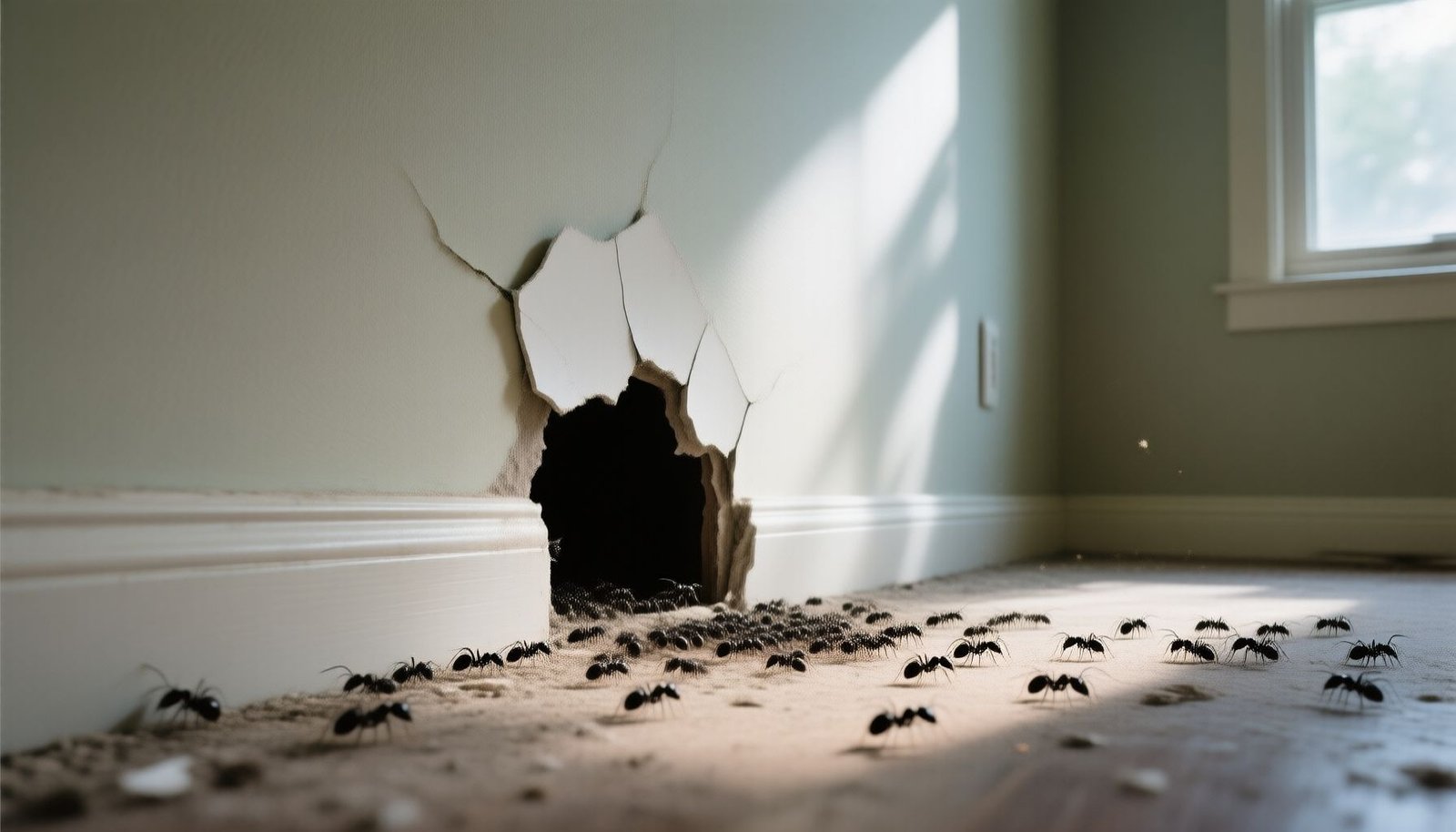 How to Get Rid of Ants Nesting Inside a Wall Void