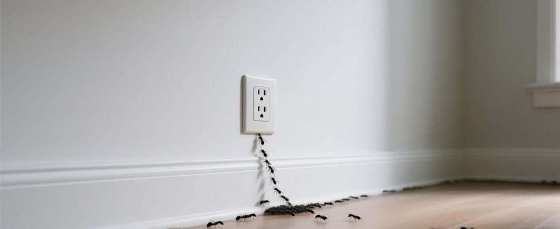 How to Get Rid of Ants Coming Through Electrical Outlets