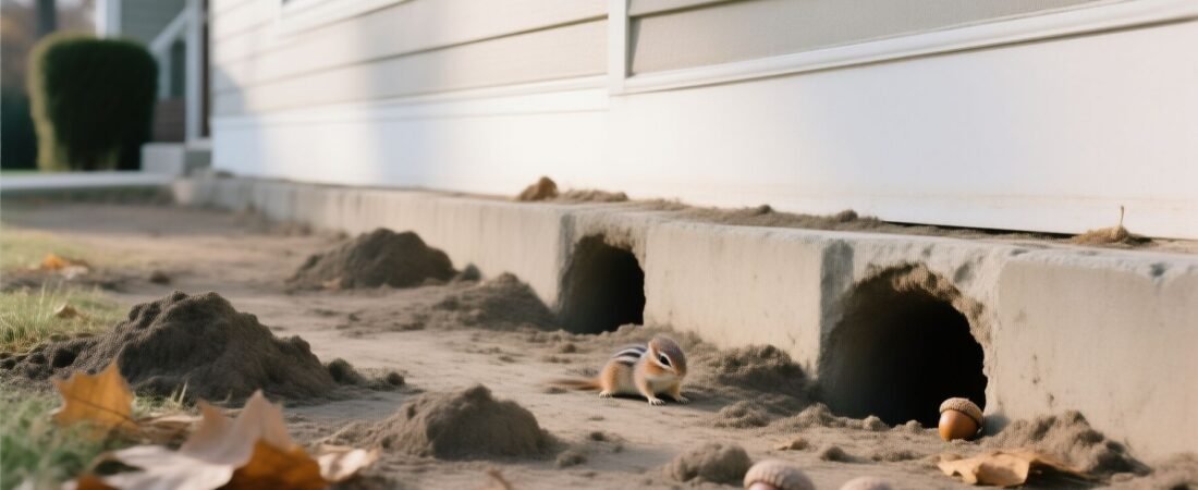 How to Get Rid of Chipmunks Under the Foundation
