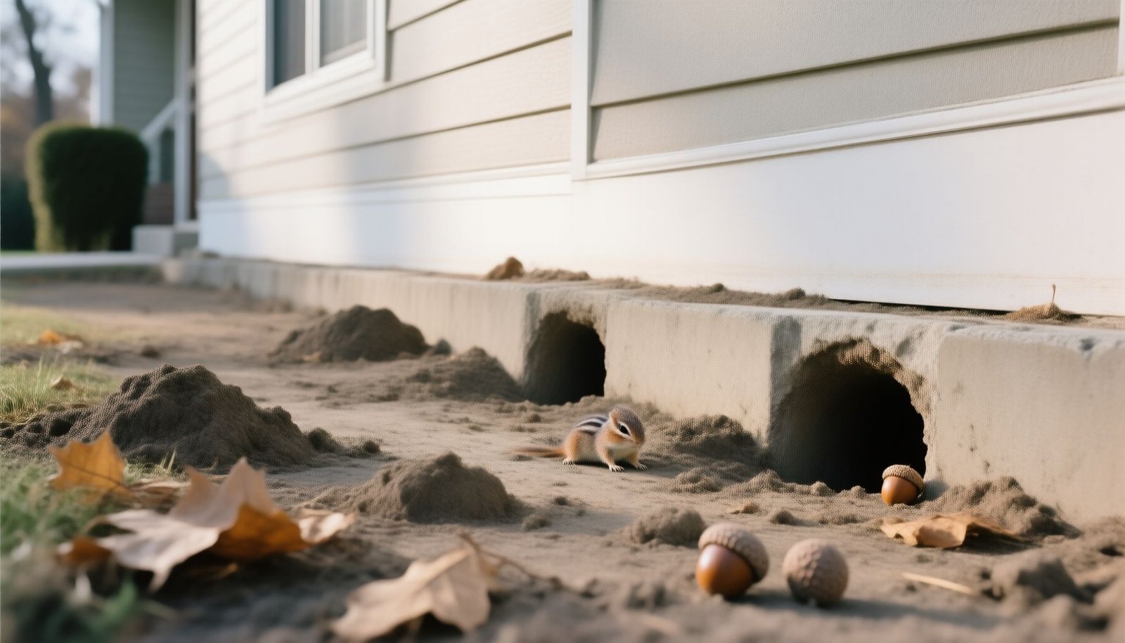 How to Get Rid of Chipmunks Under the Foundation