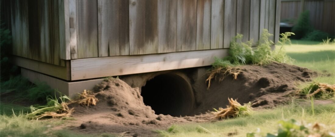 How to Get Rid of Groundhogs Under a Shed or Porch