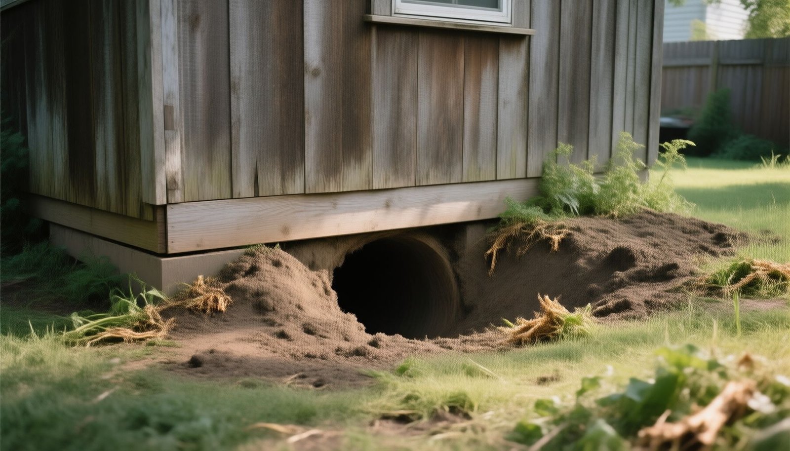 How to Get Rid of Groundhogs Under a Shed or Porch