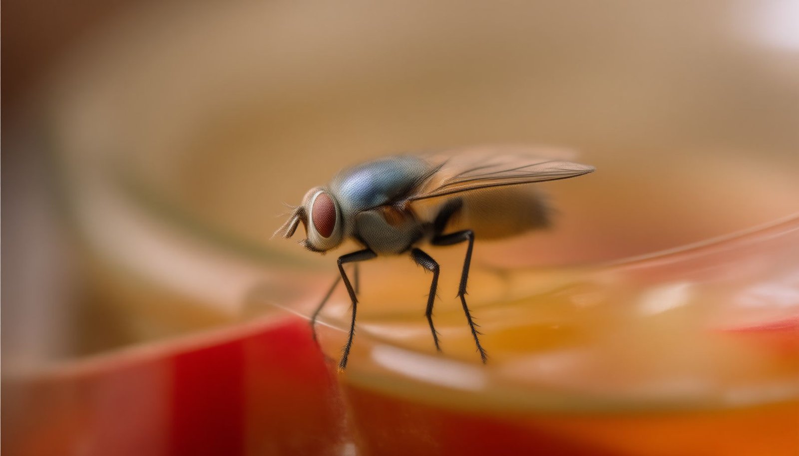 get rid of house flies without chemicals close-up view