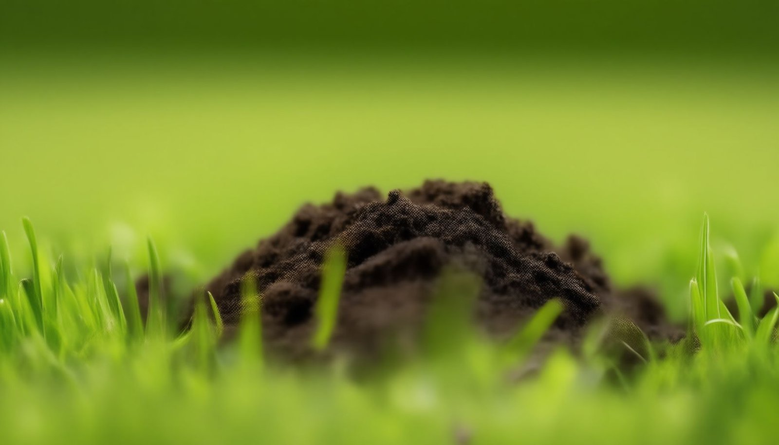 get rid of moles in the yard without poison close-up view