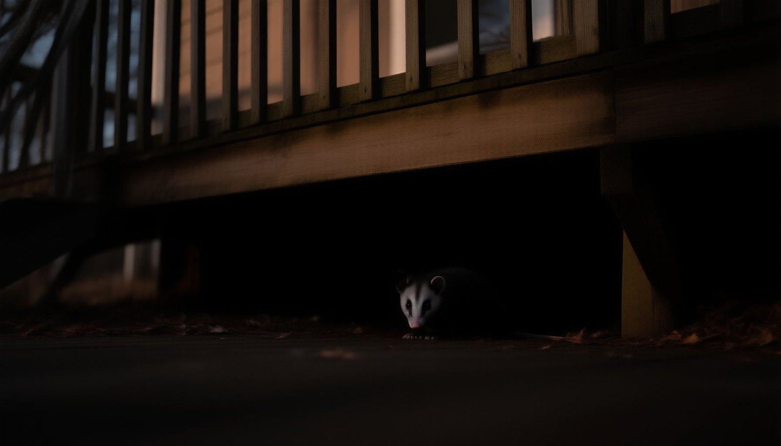 How to Get Rid of Opossums Under a Deck or Crawl Space