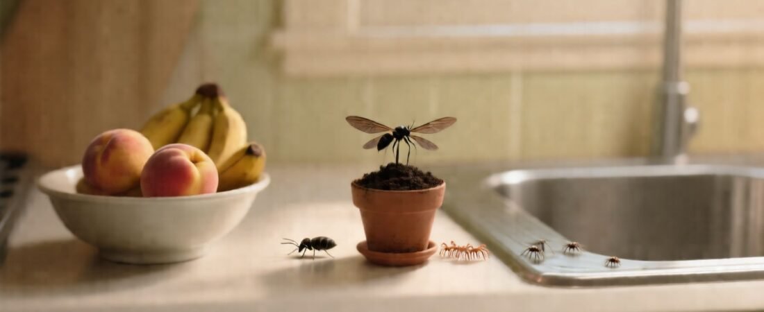 How to Identify Fruit Flies vs Fungus Gnats vs Drain Flies