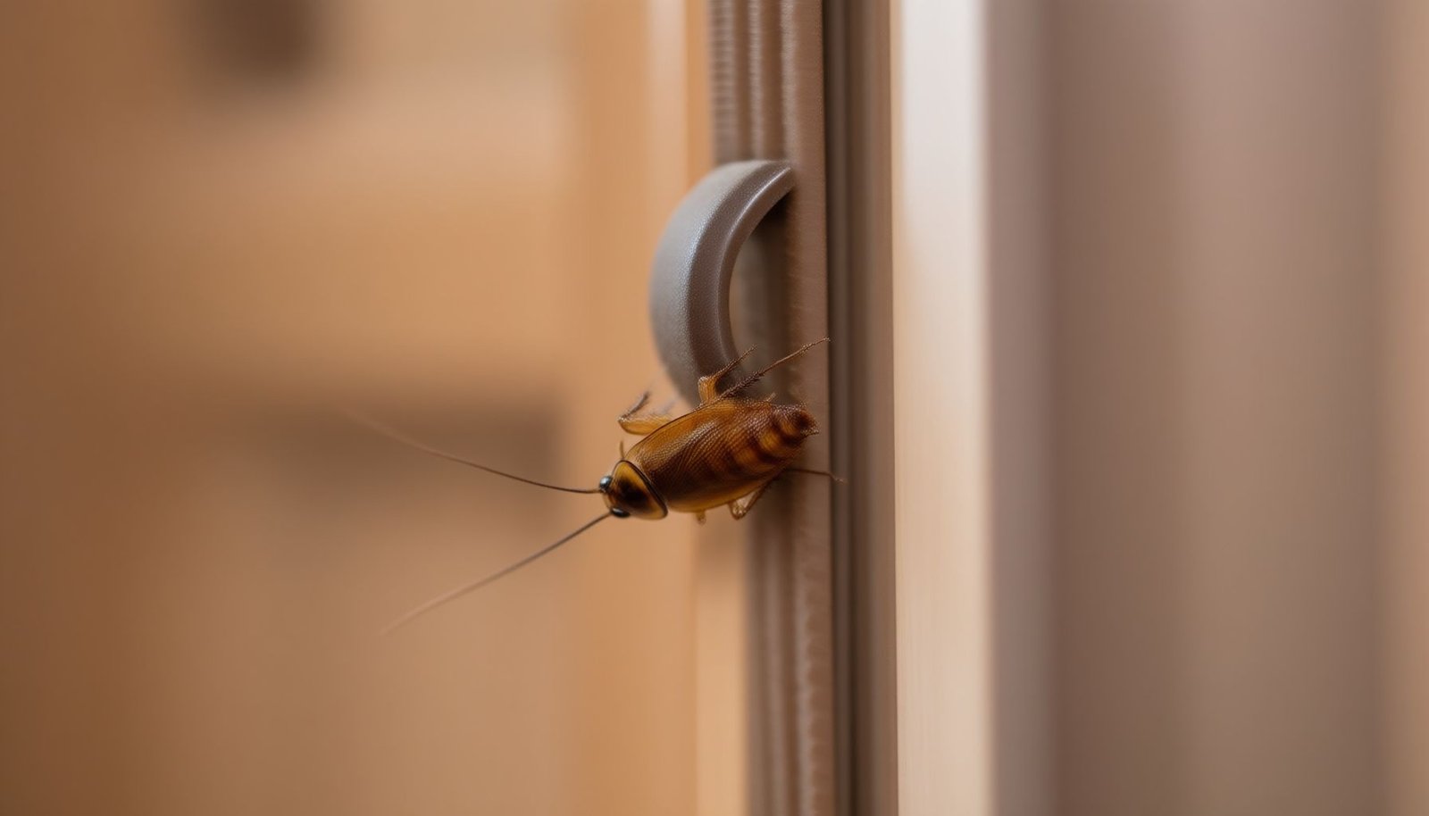 roaches in RV close-up view