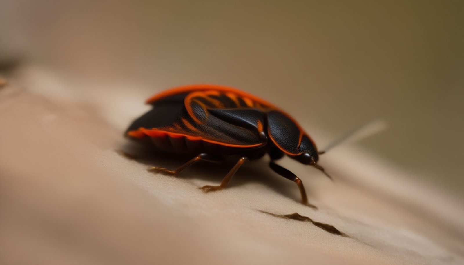 identify boxelder bugs close-up view