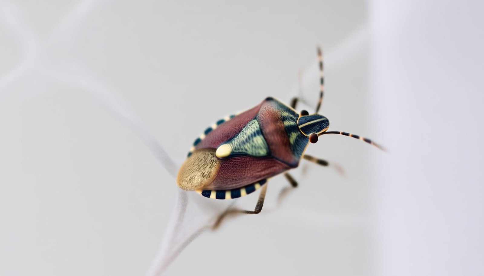 identify stink bugs close-up view