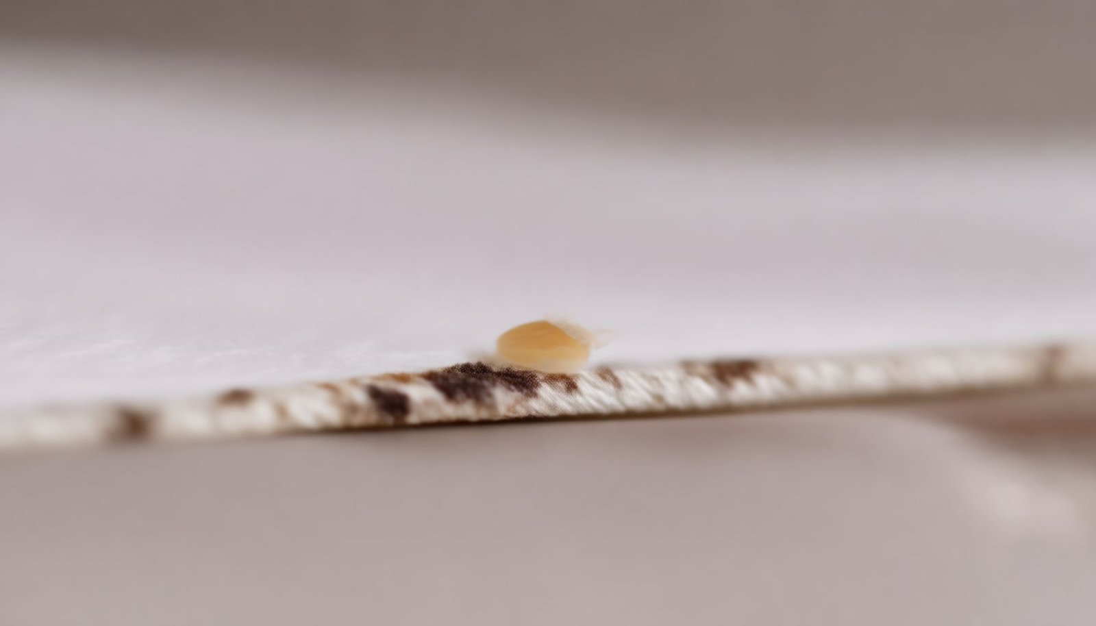early signs of bed bugs close-up view