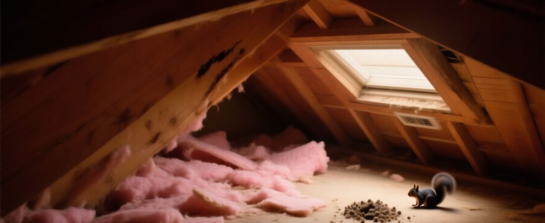 Signs of Squirrels in the Attic: Sounds, Damage and Droppings