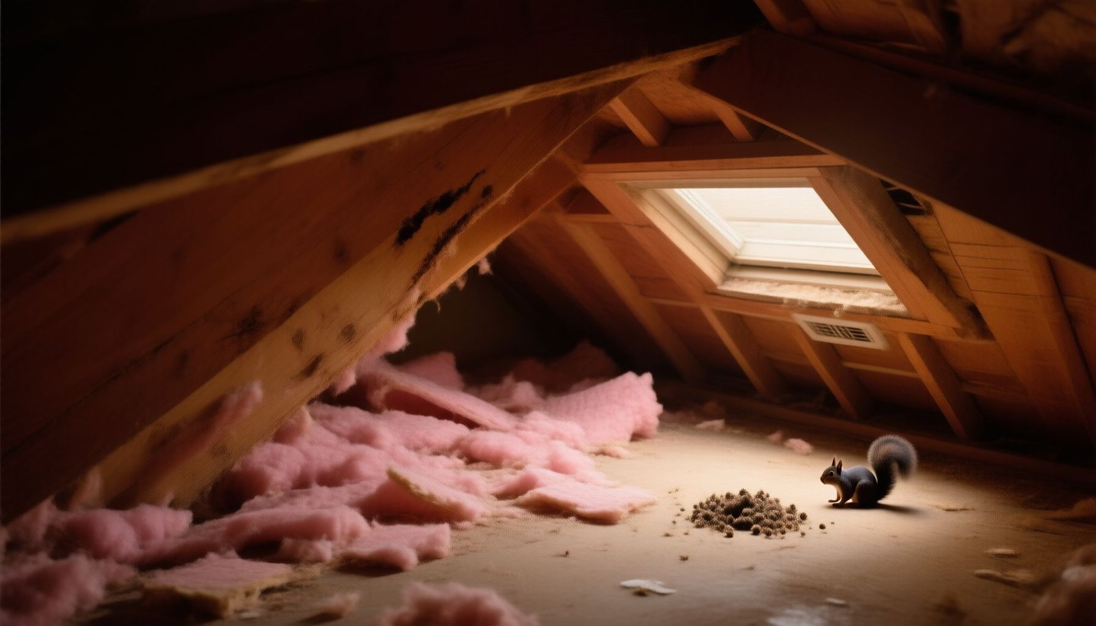 Signs of Squirrels in the Attic: Sounds, Damage and Droppings