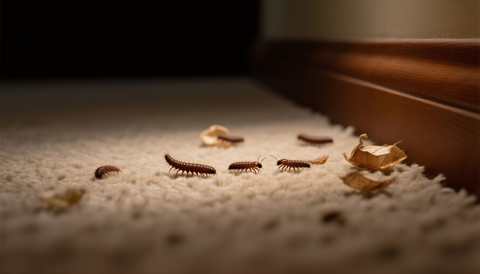 What Do Carpet Beetle Larvae Look Like? Tiny Hairy Worms Explained